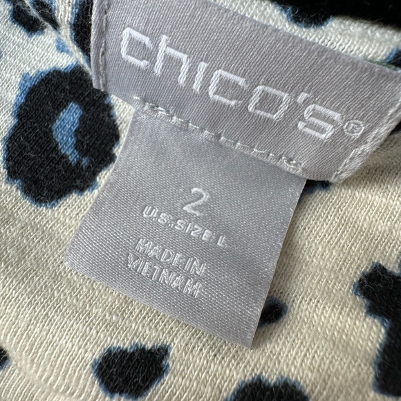 Blue and ivory cheetah print - Picture 7 of 7